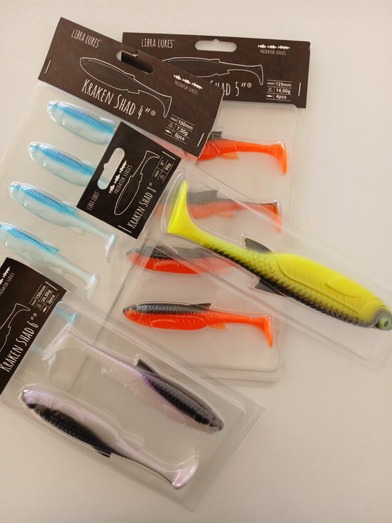 Libra Lures, Predator series, Kraken Shad 2"-8"