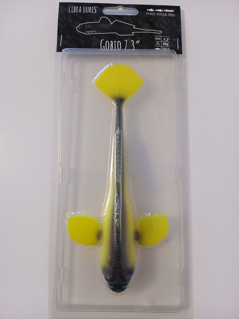 Gobio 7,3"/186mm, 006-Hot Yellow, 40gr, 1pcs/pack