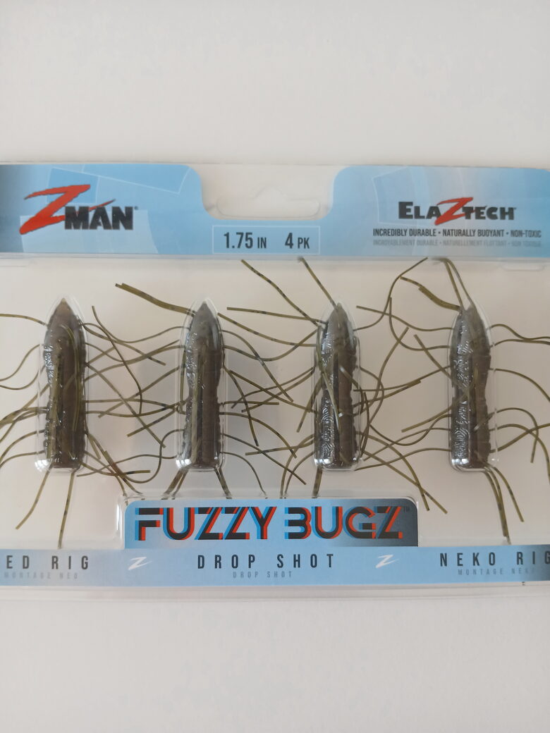 1,75" Fuzzy BugZ - Green Pumpkin, 3,0gr, 4pcs/pack