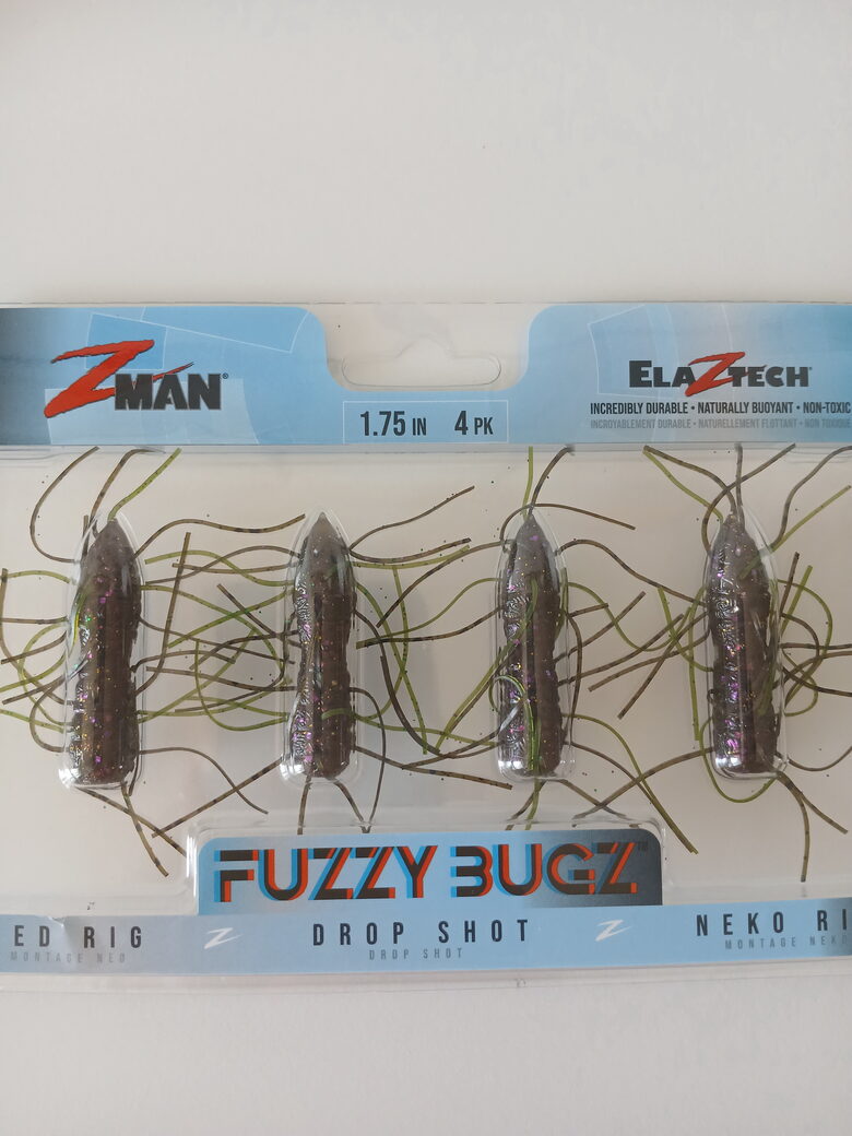 1,75" Fuzzy BugZ - Green Pumpkin Goby, 3,0gr, 4pcs/pack