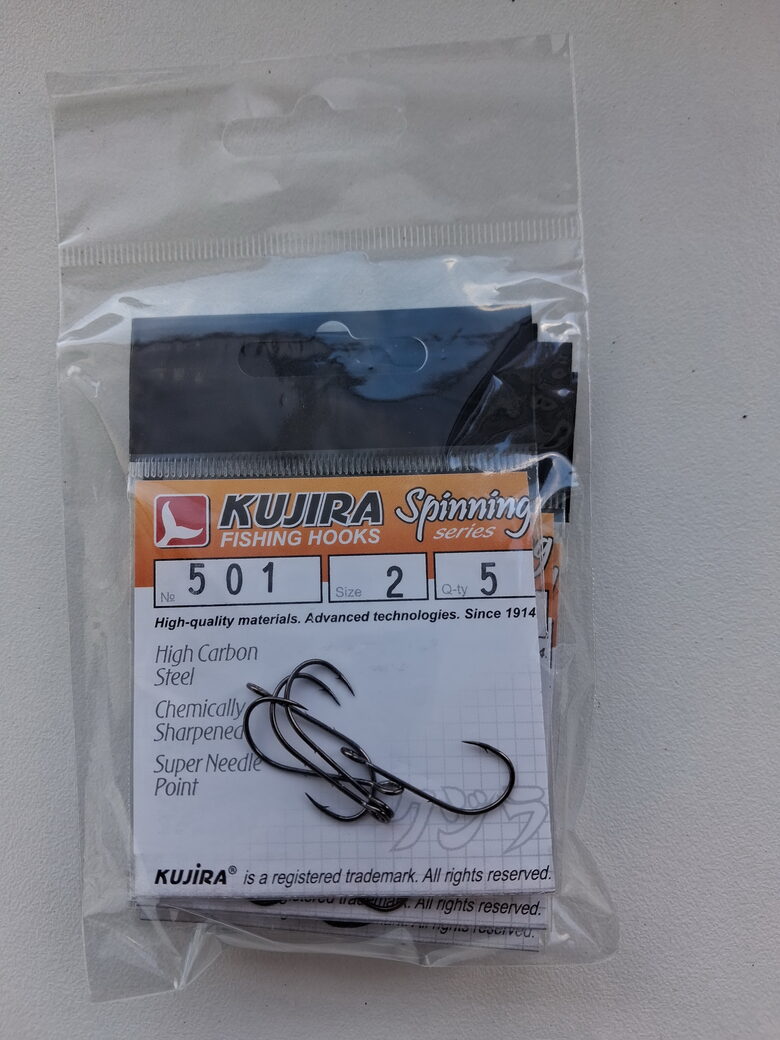 Kujira 501 āķi Nr.2 BN Spinning 5gab.