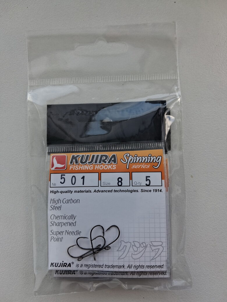 Kujira 501 konksud Nr.8 BN Spinning 5tk