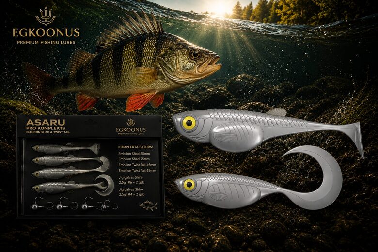 Ahvena PRO komplekt | Embrion Shad & Twist Tail