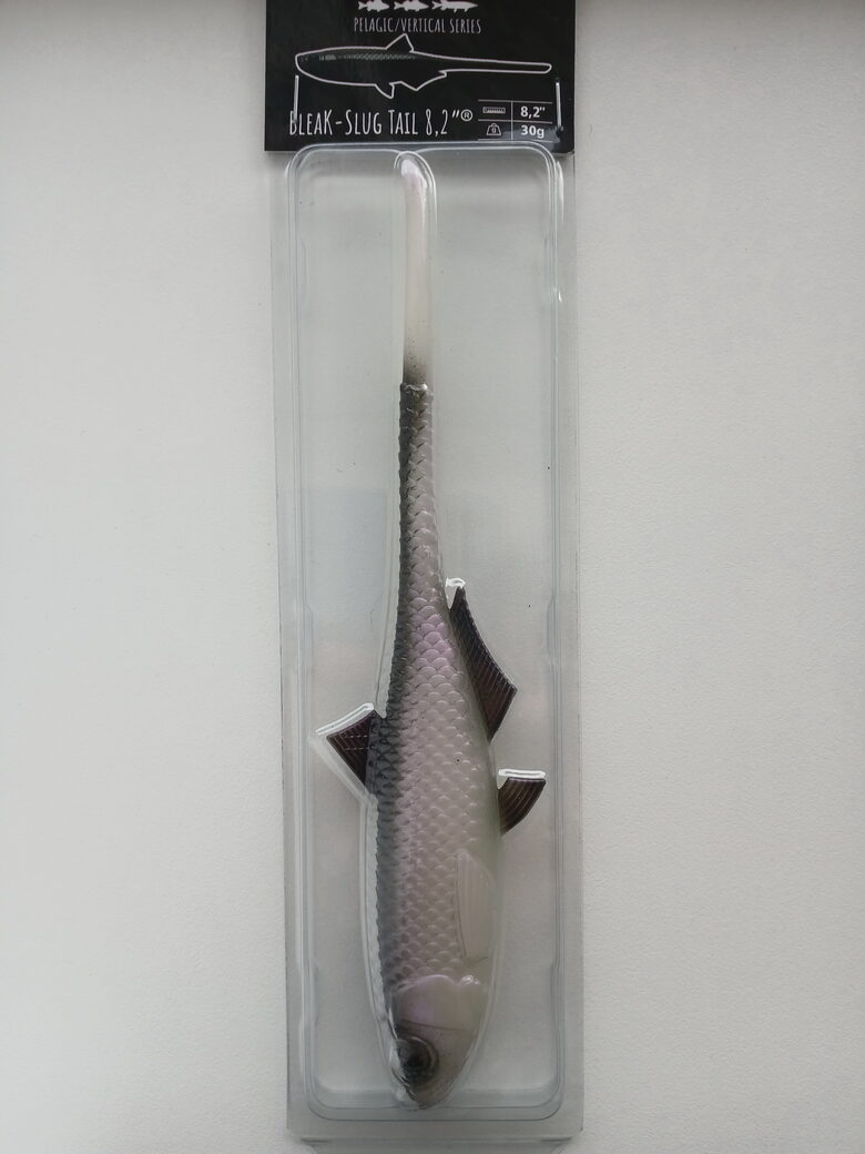 Bleak-Slug Tail 8,2"/210mm, 120-Violet Shine, 30gr, 1pcs/pack