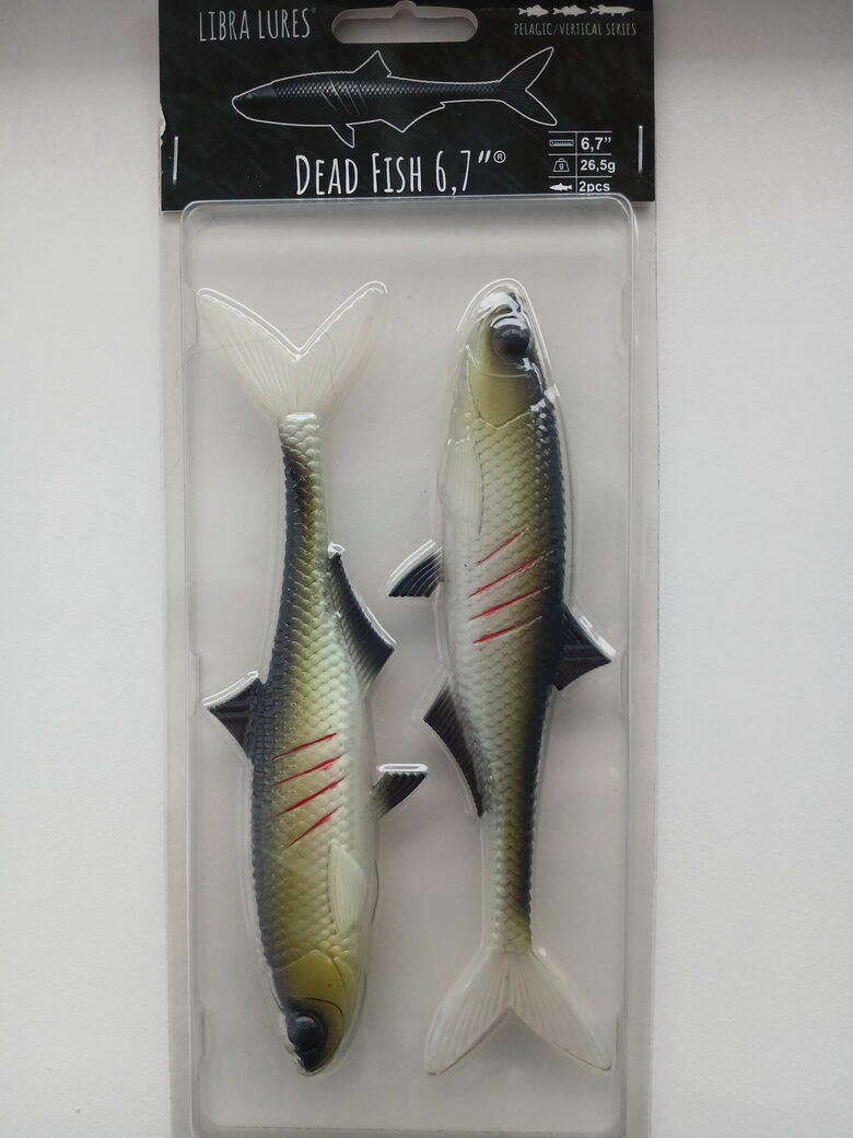 Dead Fish 6,7"/167mm, 031-Olive Whitefish, 26,5gr, 2pcs/pack
