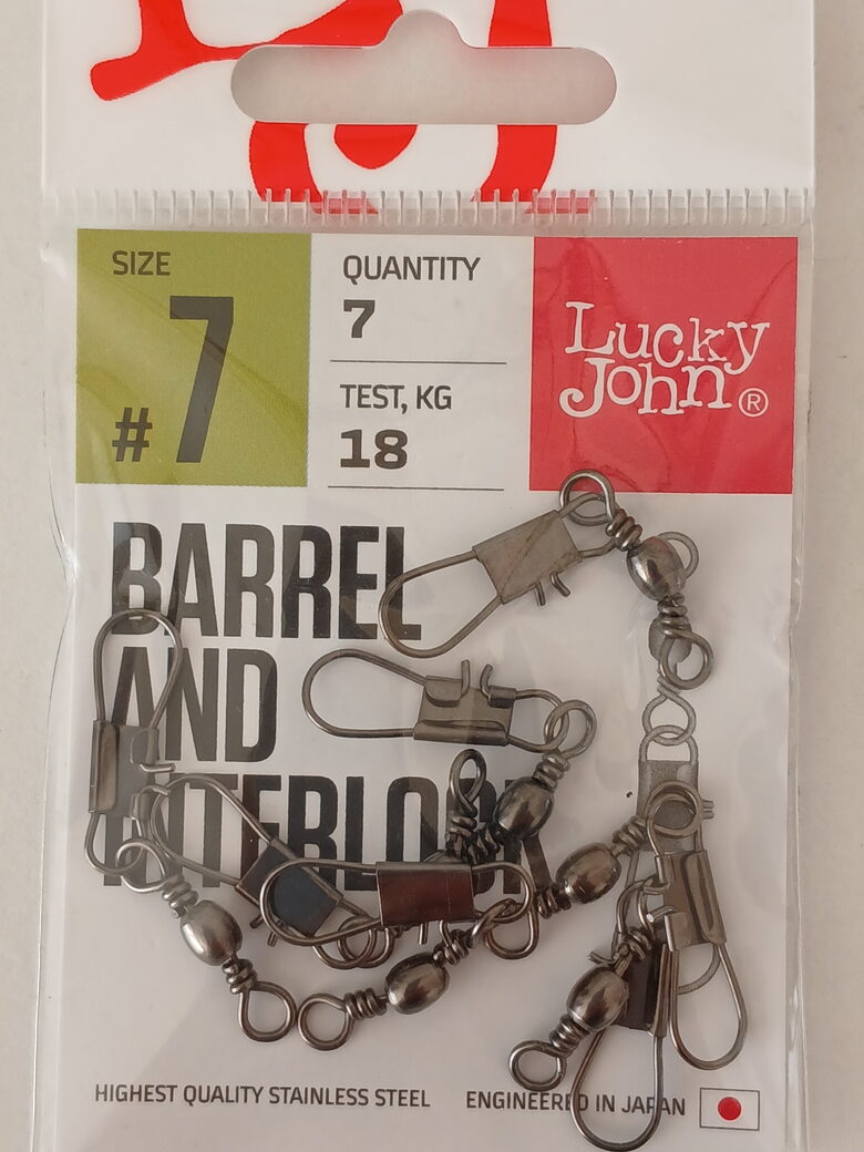 Lucky John BARREL AND INTERLOCK, size 7