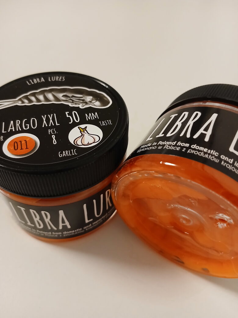 Largo XXL 50mm, 011 Hot Orange, 4,85gr, Garlic, 8pcs/pack
