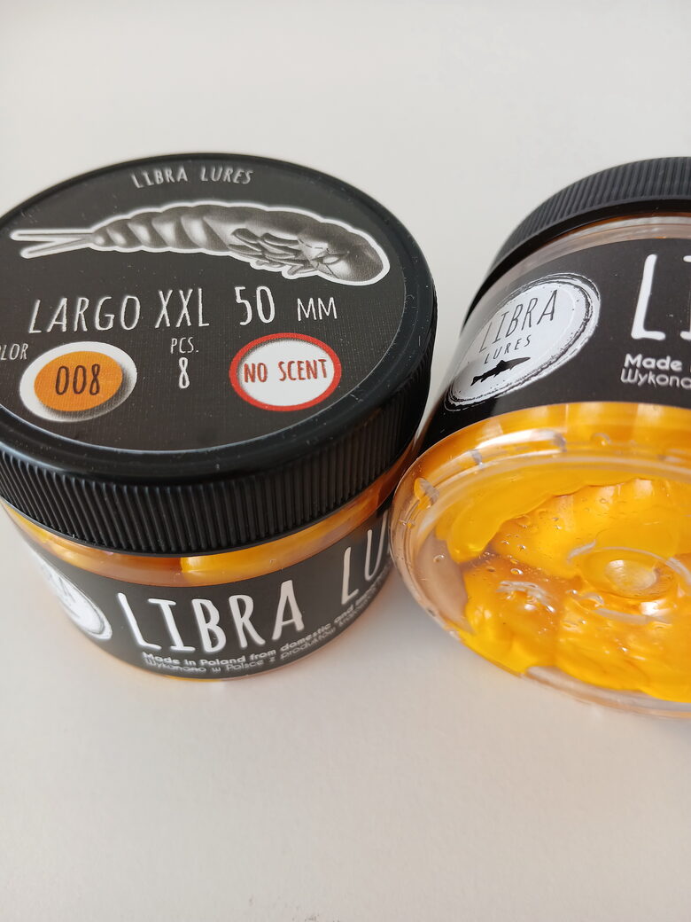 Largo XXL 50mm, 008 Dark yellow, 4,85gr, no scent, 8pcs/pack