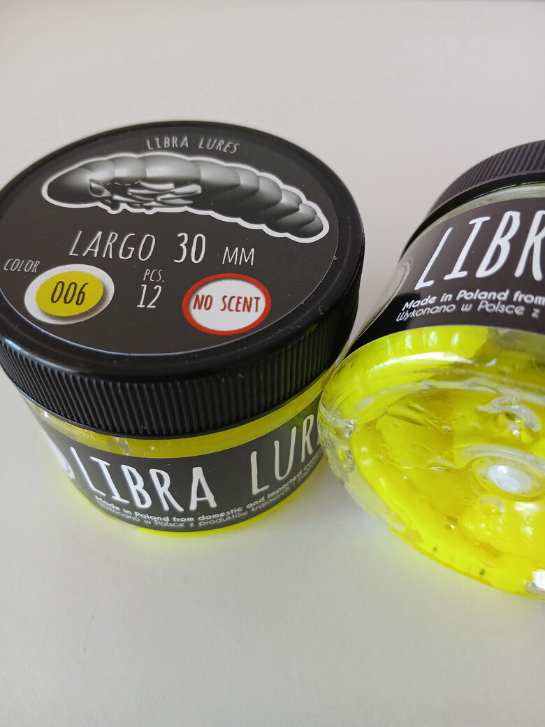 Largo 30mm, 006-Hot Yellow, 0,93gr, no scent, 12pcs/pack