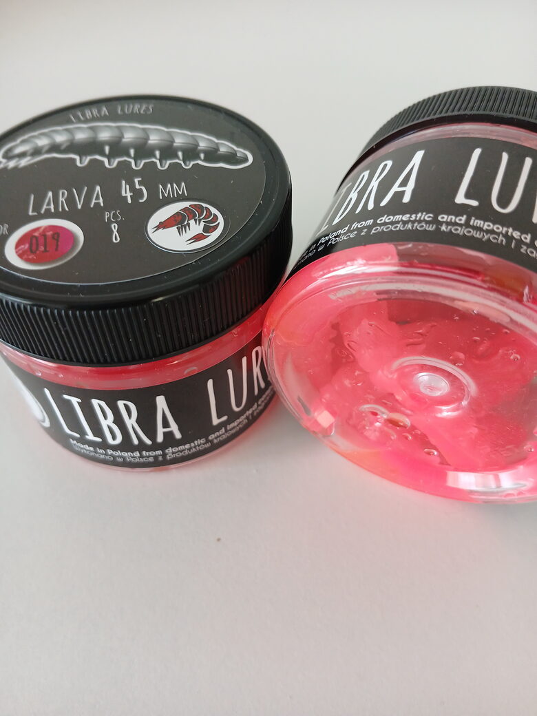 Larva 45mm, 019-Hot Pink, 1,6gr, Krill, 8pcs/pack