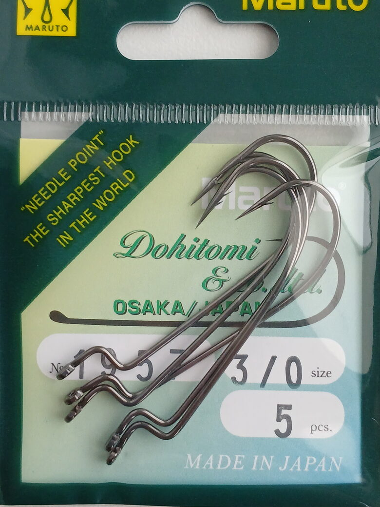 Offset hooks, Maruto, nr.3/0, 5pcs/pack