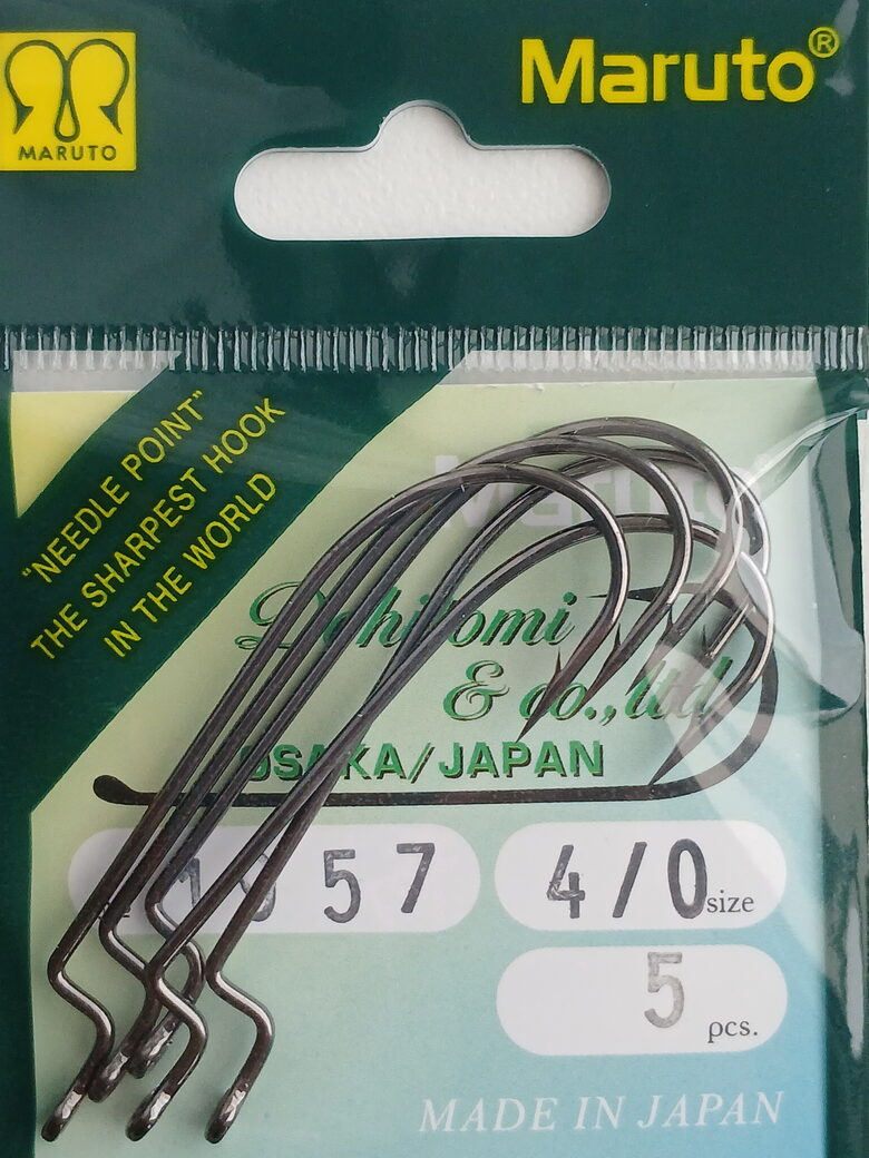 Offset hooks, Maruto, nr.4/0, 5pcs/pack