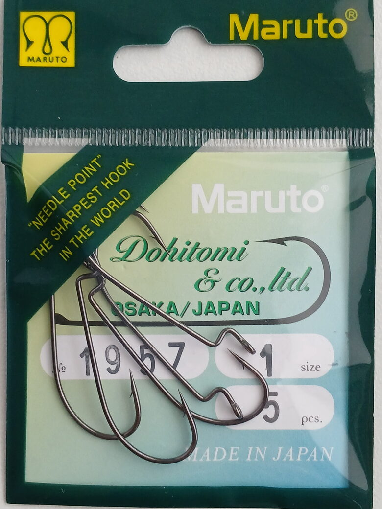 Offset hooks, Maruto, nr.1, 5pcs/pack