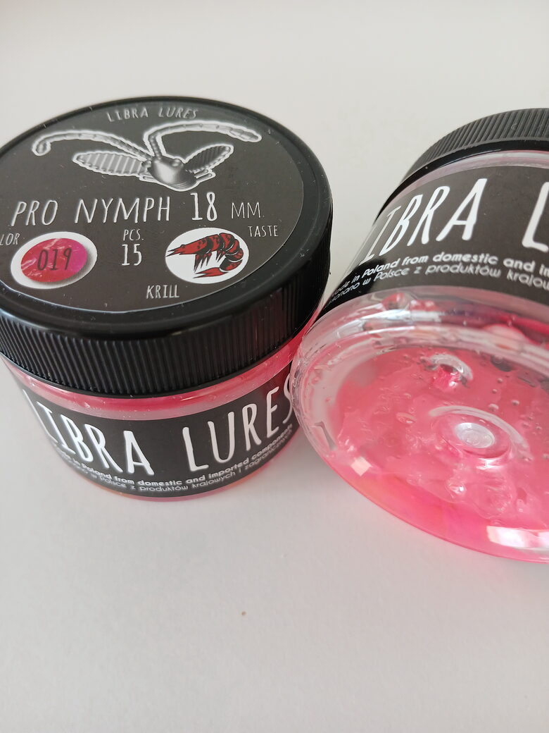 Pro Nymph 18mm, 019-Hot Pink, 0,45gr, Krill, 15pcs/pack
