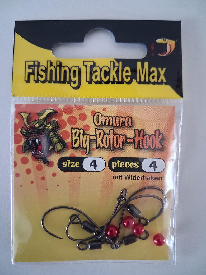 Форелевые крючки с ротором FTM Omura Big-Rotor-Hook № 4 (4 шт.)
