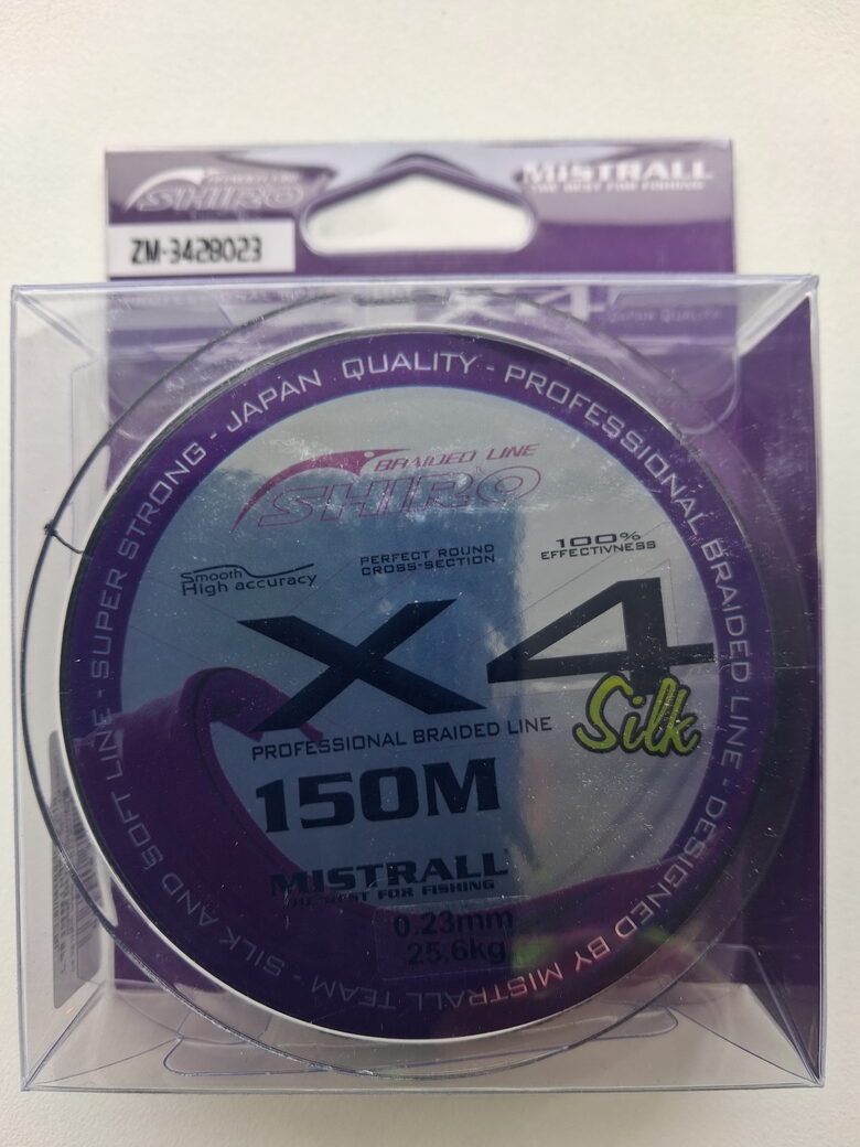 Shiro X4 Black punutud nöör 150m 0,23mm