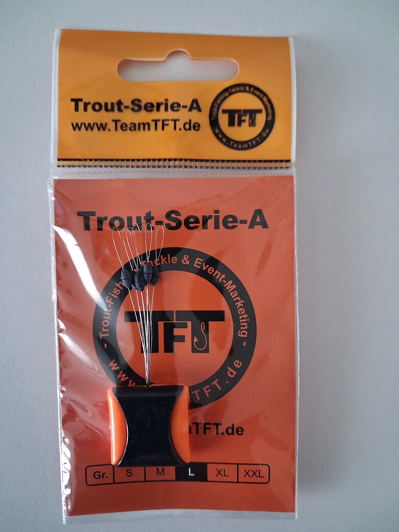 TFT Trout-Serie-A Spezial-Gummistopper gumijas stopari L