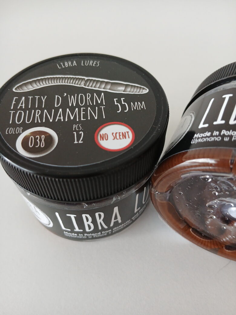Fatty D"Worm Tournament 55, 038-Brown, 1,2gr, no scent, 12pcs/pack