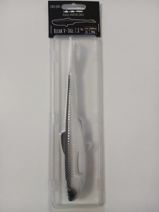 Bleak V-TAIL 7,8", 001-White, 30gr, 1psc/pack