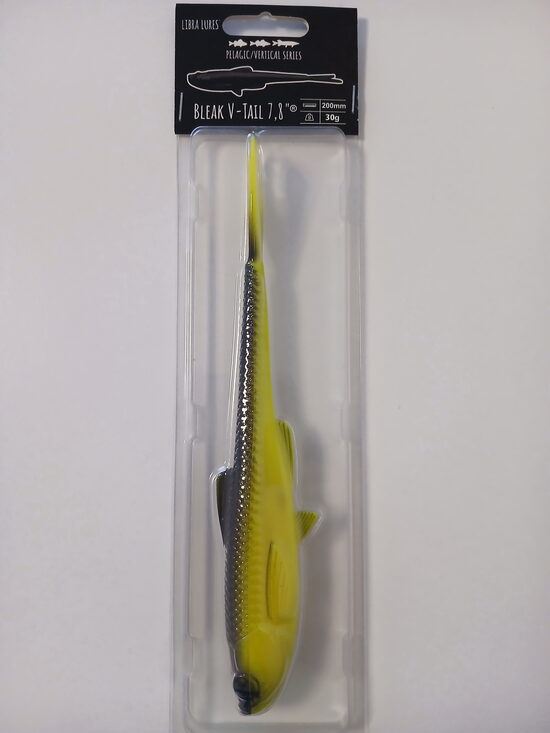 Bleak V-TAIL 7,8", 006-Hot Yellow, 30gr, 1psc/pack