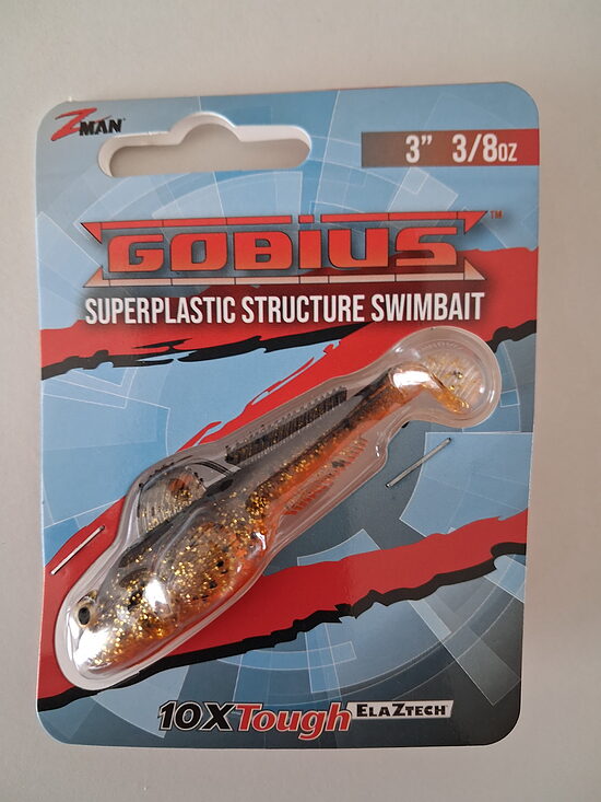 Z-Man Gobius 7.6cm 10.5g silikona māneklis grunduļa imitācija