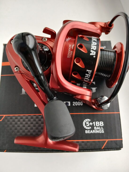 Akara "Pro Jig" PJF-2000A, 5+1 bb, 0,25/125mm, 5,1:1, with spare spool