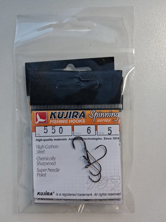 Kujira 550 āķi Nr.6 BN Jig Spinning 5gab.