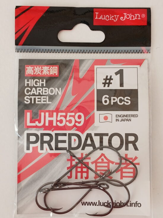 Hooks Lucky John Predator LJH559, #1