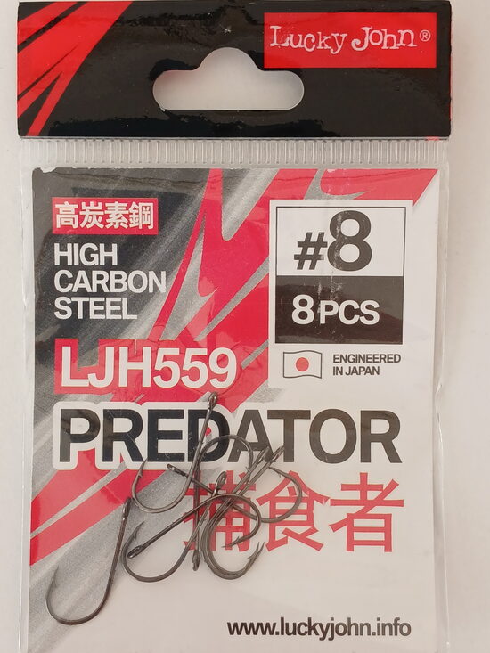 Hooks Lucky John Predator LJH559, #8