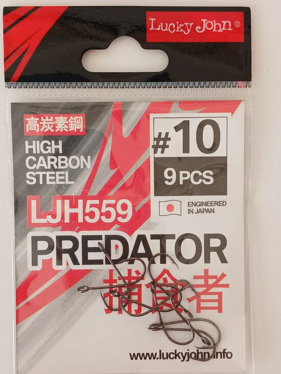 Hooks Lucky John Predator LJH559, #10