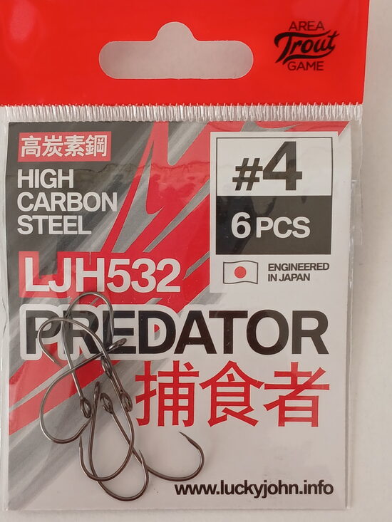 Hooks Lucky John Predator LJH532, #4
