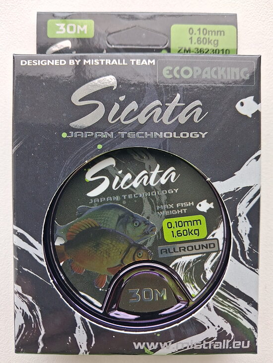 Зимняя леска Mistrall Sicata Allround 30m (0.10mm / 1.60kg)