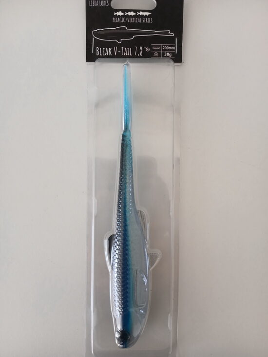 Bleak V-TAIL 7,8", 003 - Blue Whitefish, 30gr, 1psc/pack