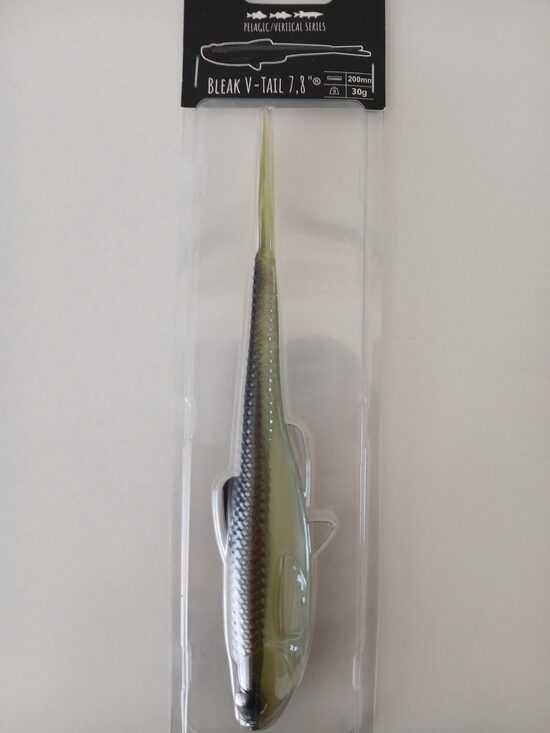 Bleak V-TAIL 7,8", 031 - Olive Whitefish, 30gr, 1psc/pack