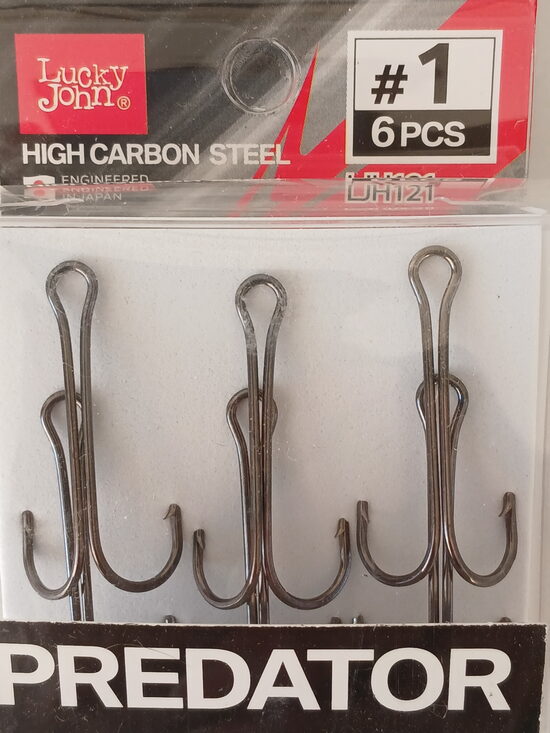 Hooks Lucky John Predator LJH121, #1