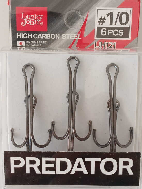 Hooks Lucky John Predator LJH121, #1/0