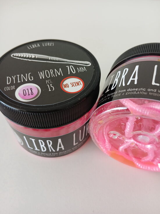 Dying Worm 70, 018-Pink Pearl, 0,53gr, no scent, 15pcs/pack