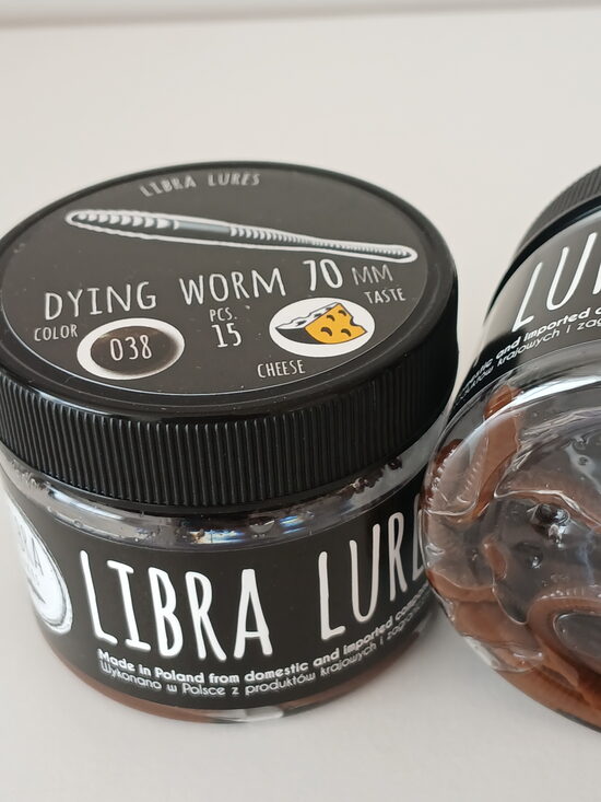 Dying Worm 70, 038-Brown, 0,53gr, Cheese, 15pcs/pack