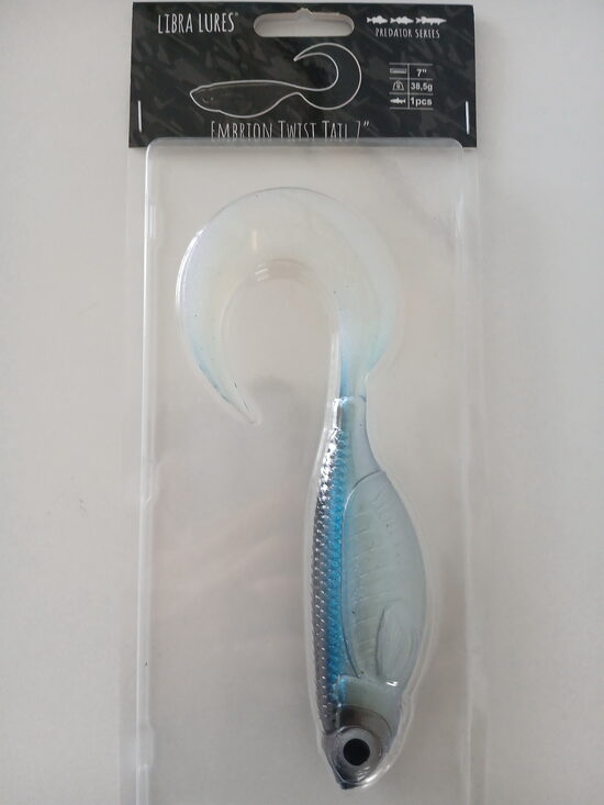 Embrion Twist Tail, 7"/180mm, 003-Blue Whitefish, 36,5gr, 1pcs/pack