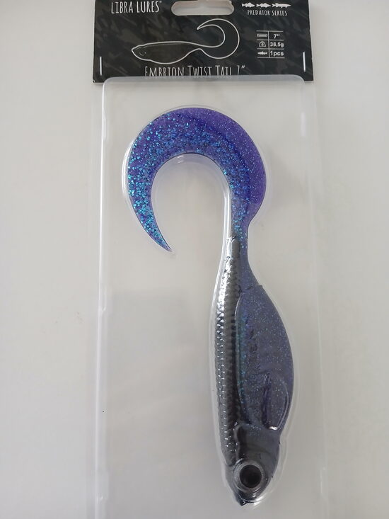 Embrion Twist Tail, 7"/180mm, 123-Cosmos, 36,5gr, 1pcs/pack