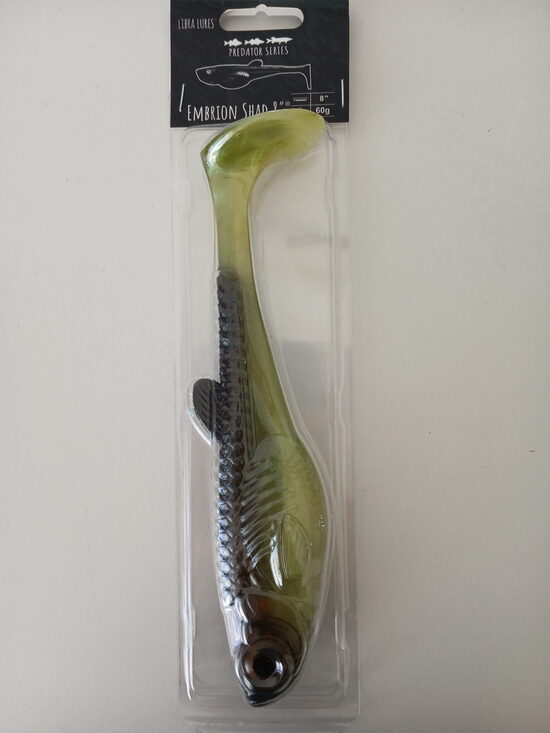 Embrion Shad 8"/200mm, 031-Olive Whitefish, 60gr, 1pcs/pack