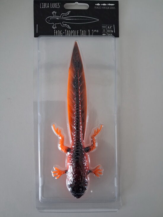 Frog-Tapole Tail 8,2"/210mm, 011-Hot Orange, 32,5gr, 1pcs/pack