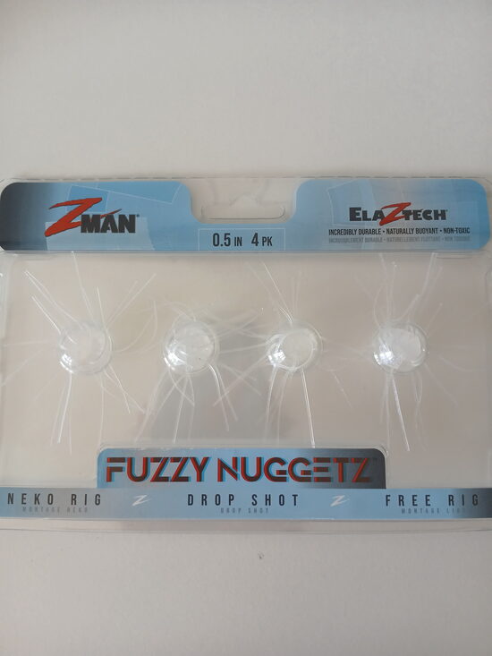 0,5" Fuzzy NuggetZ - Electric Shad, 1,8gr, 4pcs/pack