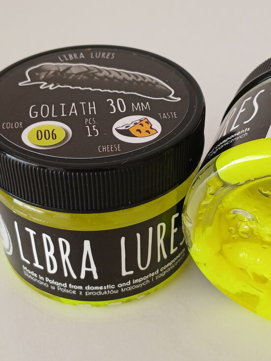 Goliath 30mm, 006-Hot Yellow, 0,8gr, Cheese, 15pcs/pack
