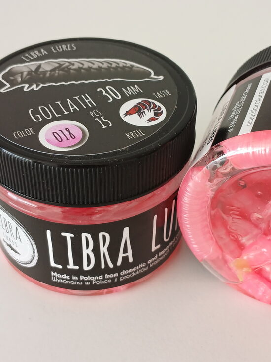 Goliath 30mm, 018-Pink Pearl, 0,8gr, Krill, 15pcs/pack