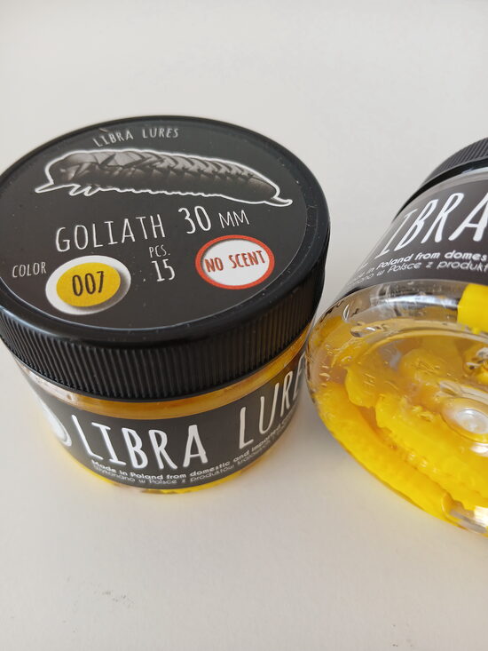 Goliath 30mm, 007-Yellow, 0,8gr, no scent, 15pcs/pack