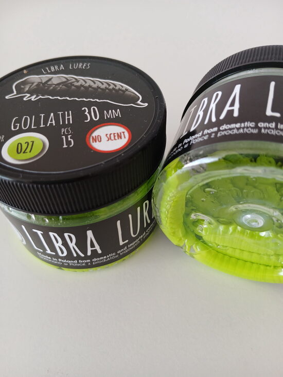 Goliath 30mm, 027-Apple Green, 0,8gr, no scent, 15pcs/pack