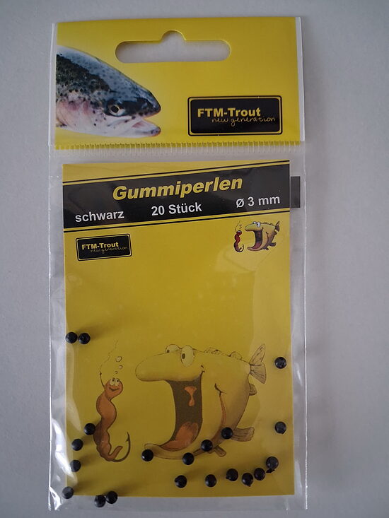 FTM-Trout New Generation gumijas krellītes 3mm schwarz