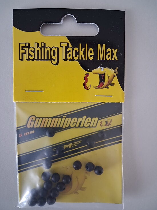  Fishing Tackle Max gumijas krellītes 5mm schwarz