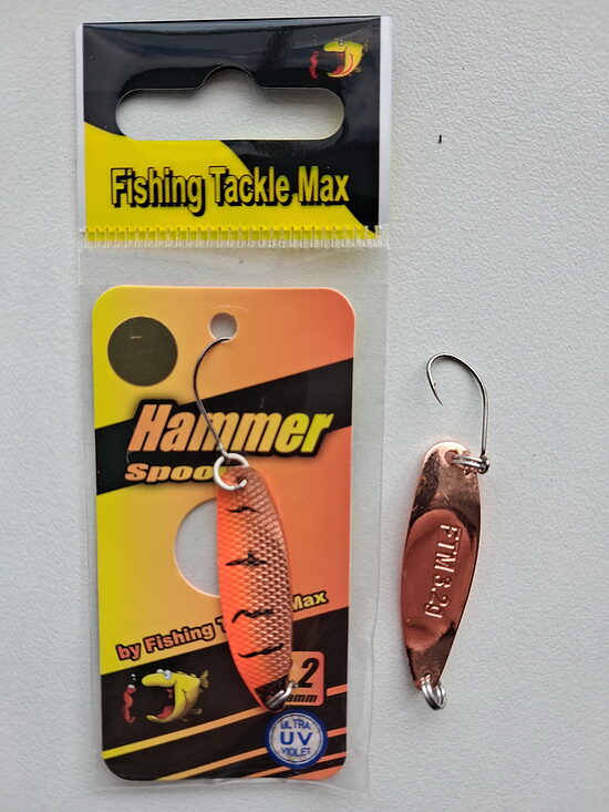 FTMAX Hammer Spoon 3.2g (Оранжевый тигр / Медь)